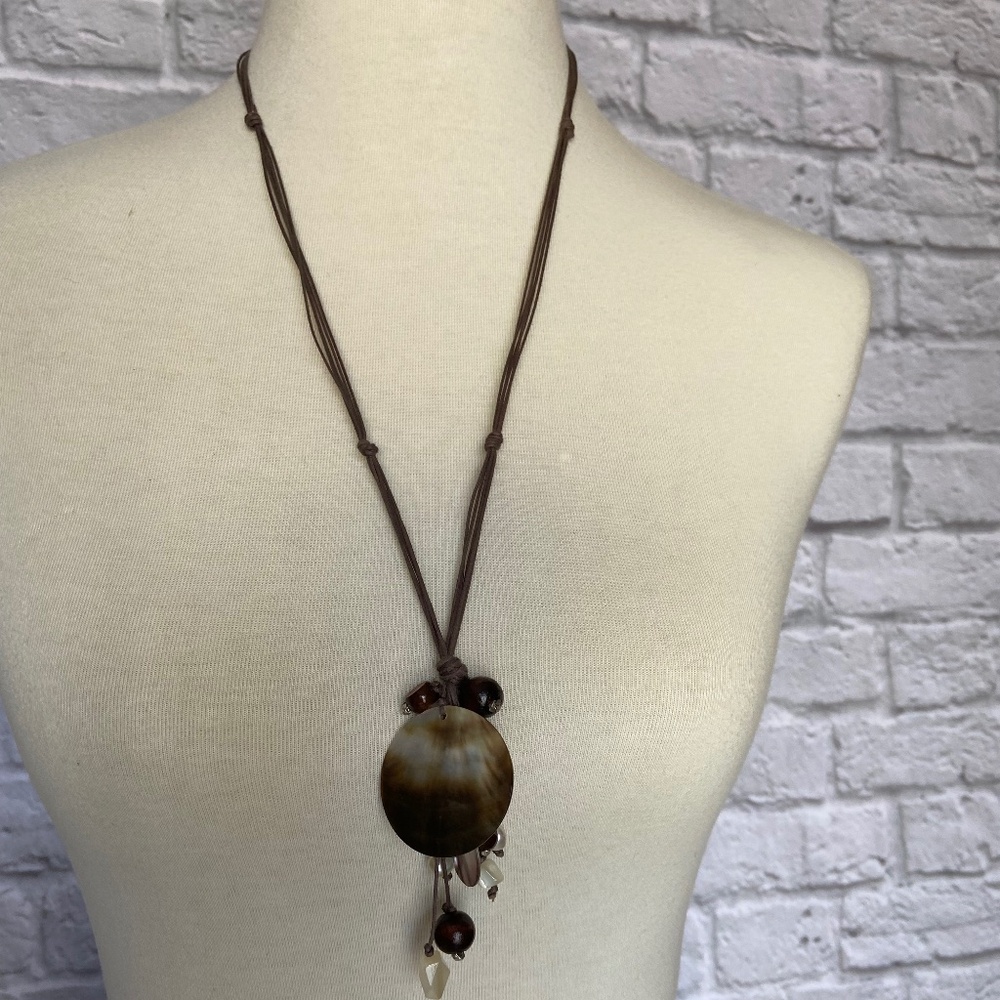 J.Jill Abalone and Frshwater Pearl Necklace NWT